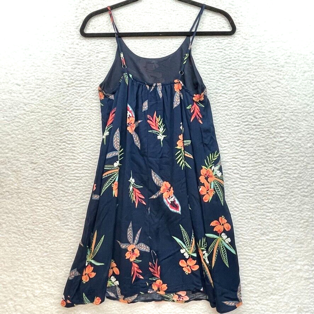 Kiwi and Punch Dress Womens Extra Small Blue Floral Beach Hawaiian Flowy Light - Picture 2 of 13